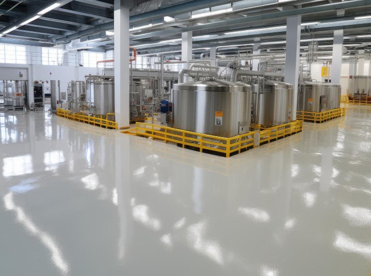 Pavimento industrial para producción cárnica en Castellbisbal y resto de Barcelona